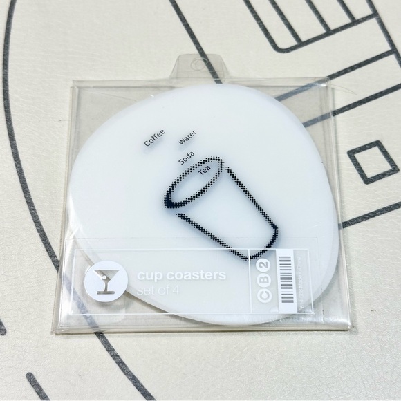 CB2 Other - CB2 Cup Coasters - Set of 4